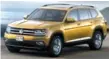  ?? VOLKSWAGEN ?? The new Volkswagen Atlas slots above the Tourareg tall wagon as the company’s largest passenger vehicle.