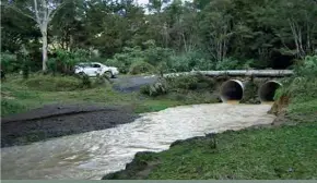  ??  ?? Existing river crossings are not covered in the NES.