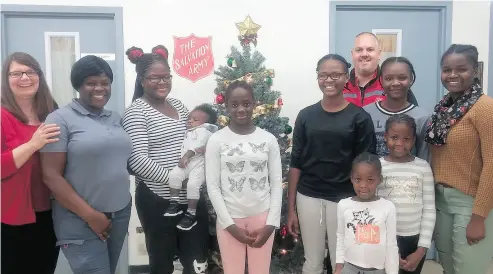  ??  ?? Bernadette Diamond is celebratin­g with pure joy after having been reunited with her children. Without the help of The Salvation Army, Diamond says she would not have been able to get back on her feet. SUPPLIED