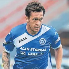  ??  ?? St Johnstone’s Danny Swanson.