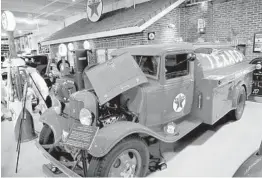  ??  ?? A 1934 Ford Gasoline Tanker Truck on display at the museum in Sunrise.