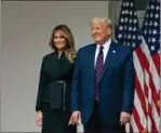  ?? PHOTO PROVIDED ?? President Donald Trump and First Lady Melania Trump at recent White House event.