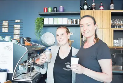  ?? Photo / Warren Buckland ?? Tash May (left) and Mell Anderson (owner) at Cartel HQ in Hastings.