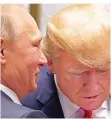  ?? FOTO: IMAGO ?? Kurzer Plausch mit Russlands Präsident Putin (l.) in Vietnam.