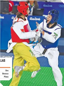  ?? ?? María del Rosario Espinoza espera más adelante volver al tatami.