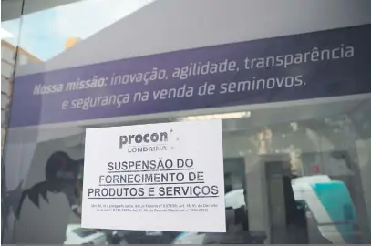  ?? Gustavo Carneiro ?? Suspensão das atividades da Cash Auto perdura até que os clientes sejam ressarcido­s