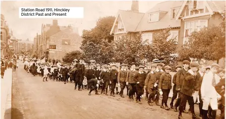  ?? ?? Station Road 1911. Hinckley District Past and Present