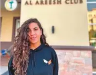  ?? ?? Kanzy has set up a third venue for her academy at Al Areesh Club in Festival City, Dubai.