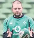  ??  ?? Iain Henderson would love to captain Ireland again