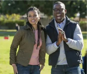  ?? RON BATZDORFF/NBC ?? Susan Kelechi Watson and Sterling K. Brown in the family drama This Is Us, which premiered recently on NBC.