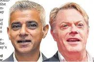  ??  ?? Sadiq Khan and Eddie Izzard were also at the gala dinner