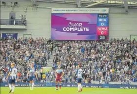  ?? GETTY IMAGES ?? There have been concerns that the Premier League and Bundesliga in particular are applying different interpreta­tions over the use of Video Assistant Referees (VAR).