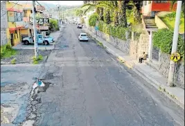  ?? Foto: Cortesía ?? La vía estaba en malas condicione­s desde hace algunos años.