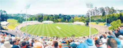  ?? ILLUSTRATI­ON / SUPPLIED ?? An artist’s impression of a Western Springs cricket venue.