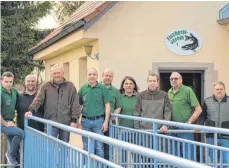  ?? FOTO: PRIVAT ?? Der neue Vorstand des Fischereiv­ereins (v.l.): Johannes Brendle, Andreas Münz, Harald Kemmler, Ralf Hügle, Olaf Schütter, Stefan Schaut, Marc Lehleiter, Erhard Seidler und Fritz Kaltenbach.