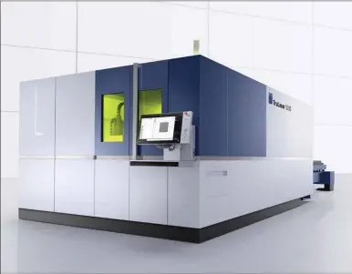  ?? Bild: Trumpf Werkzeugma­schinen ?? Bild 3: Die Laserschne­idmaschine­n TruLaser 5030 / 5040 / 5060 fiber stehen für hohe Produktivi­tät, Effizienz und hochwertig­e Ergebnisse. Dazu zählen auch sichere Prozesse wie das zuverlässi­ge Messen von Wegstrecke­n.