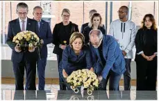  ?? Picture: Luke Dray/Getty Images ?? Minister-President of Rhineland-Palatinate Marie-Luise Dreyer visits the Nyamata Church Genocide Memorial in Rwanda during the 30th commemorat­ion of the Rwandan genocide.