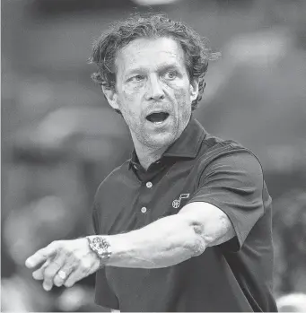  ?? JOHN HEFTI/USA TODAY SPORTS ?? Quin Snyder led the Jazz to the postseason in six consecutiv­e seasons compiling a 372-264 record in eight years.