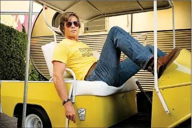  ?? Columbia Pictures ?? Brad Pitt appears in the new Quentin Tarantino film Once Upon a Time in Hollywood.