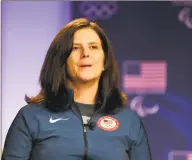  ?? Maxx Wolfson / Getty Images for the USOC ?? Lisa Baird of Old Greenwich is the new commission­er of the National Women’s Soccer League.
