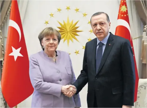  ??  ?? Njemačka kancelarka Angela Merkel doputovala je u Ankaru, prije svega kako bi ojačala pozicije uoči izbora