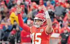  ??  ?? el MARISCAL
Patrick Mahomes