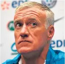  ??  ?? Didier Deschamps: defended by Frank Leboeuf over race claims.