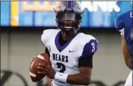  ?? Photo courtesy University of Central Arkansas ?? UCA sophomore quarterbac­k Breylin Smith (above) will match up against Nicholls State’s Chase Fourcade when the teams meet at 3 p.m. Central today at Guidry Stadium in Thibodaux, La.