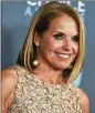  ?? JORDAN STRAUSS / INVISION ?? Broadcast journalist Katie Couric told a forum in Cincinnati on Thursday she felt marginaliz­ed by being called “cute” and “perky.”