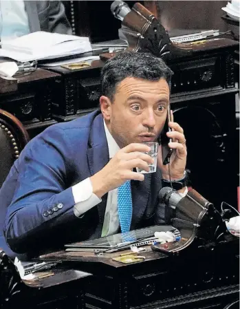  ?? EMMANUEL FERNANDEZ ?? División. En Diputados quedó reflejada al votar la Ley Bases.