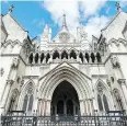  ?? NIKLAS HALLE’N / AFP / GETTY IMAGES FILES ?? The Royal Courts of Justice in London, where the Bollywood case was dismissed Friday.