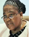  ??  ?? CONCERNED: Transport Minister Dipuo Peters