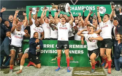  ?? Picture: Gallo Images ?? ROARING. The Free State Cheetahs again proved the team to beat this year as they went on to lift the Currie Cup.