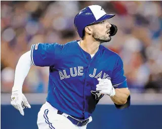  ?? GETTY IMAGES FILE PHOTO ?? “I’ve got a few friends on the Dodgers that are very disappoint­ed that possibly two years in a row they lost due to a team going against the rules,” says Blue Jays outfielder Randall Grichuk.