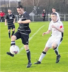  ??  ?? Disappoint­ment The Glens could only take a point on Saturday