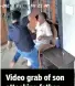  ?? ?? Video grab of son attacking father