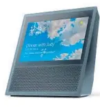  ??  ?? Alexa’s newest model If you’re fearing an oncoming Orwellian surveillan­ce state, the camera-equipped Amazon Echo Show isn’t for you. But if you’re looking for the best personal assistant Amazon has to offer, this one’s your bet. $230. amazon.com