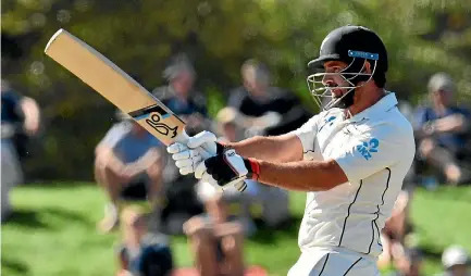  ?? PHOTOS: GETTY IMAGES/PHOTOSPORT ?? Colin de Grandhomme went to the next level as an internatio­nal allrounder with his Hagley Oval batting.