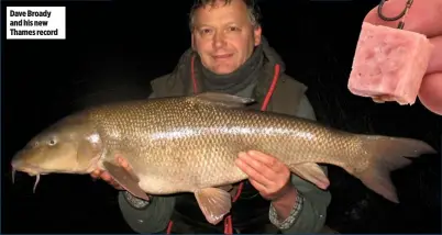  ??  ?? Dave Broady and his new Thames record