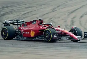  ?? ?? Secondo Charles Leclerc a Miami ha subito il sorpasso di Verstappen: la Ferrari era 0’’2 più lenta (Epa)