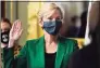  ?? Associated Press ?? Former Michigan Gov. Jennifer Granholm is sworn in as U.S. energy secretary on Feb. 25.