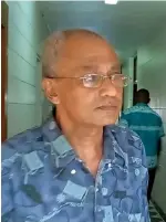  ?? Photo: Salote Qalubau ?? Krishna Kumar outside the High Court in Lautoka on May 19, 2022.