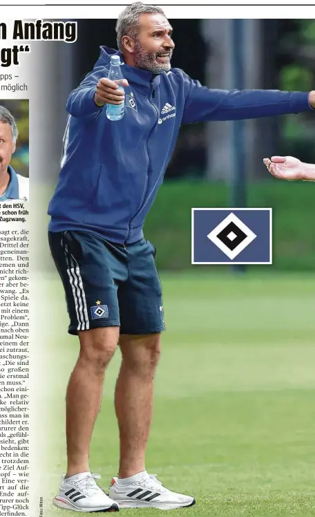  ??  ?? Peter Neururer sieht den HSV, Werder und Schalke schon früh in der Saison unter Zugzwang.