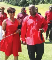  ??  ?? Some of the couples who painted the picture-square Vumba hotel during last year's Mutare Valentine get together and business event. The annual event has continued growing in leaps and bounds and all roads will tomorrow lead to Christmas Pass Mountain...