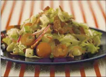  ?? NICK KOON — SOUTHERN CALIFORNIA NEWS GROUP ?? Nancy Silverton’s Chopped Salad showcases tomatoes, salami, cheese and pepperonci­ni and an oregano vinaigrett­e.