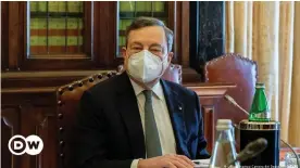  ??  ?? Die Regierungs­krise mitten in der Pandemie ist beigelegt: Ex-EZB-Präsident Draghi übernimmt