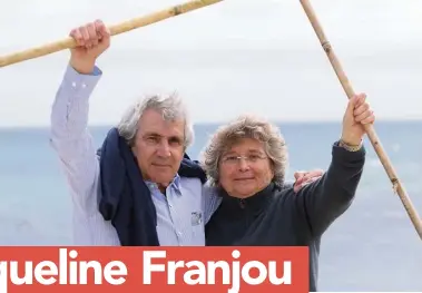  ?? (Photo Philippe Arnassan) ?? Jacqueline Franjou avec Michel Boujenah qui, en , a succédé à JeanClaude Brialy au poste de directeur artistique du Festival de Ramatuelle.