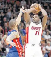  ?? WILFREDO LEE/AP ?? Guard Dion Waiters, right, averaged 23.3 points, 4.5 rebounds, and 5 assists to garner the league’s honor.