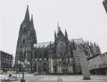  ??  ?? 0 Cologne Cathedral was completed on this day in 1880. The work was begun in 1248