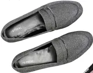  ??  ?? Silver loafers, €35, next.ie